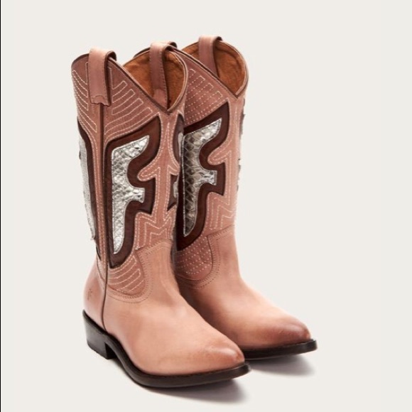 frye dusty rose boots